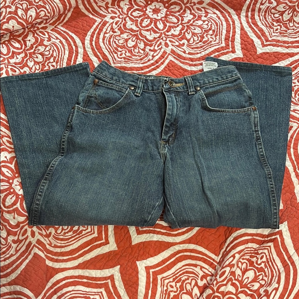 Wrangler Blue Straight Leg Jeans